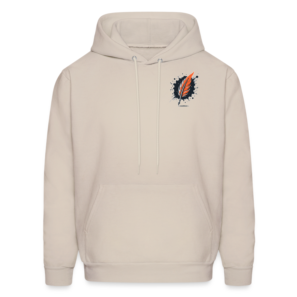 Men's Desert Dunes Graphic Hoodie with Logo - Sand