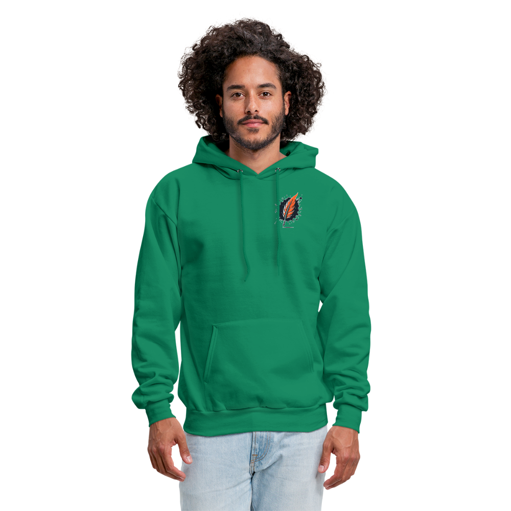 Men's Official Ink and Ember  Yin and Yang Hoodie with Logo - kelly green