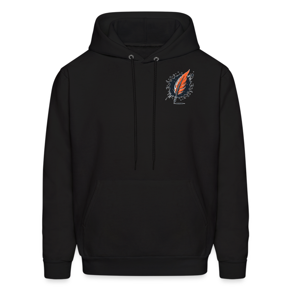 Men's Desert Dunes Graphic Hoodie with Logo - black