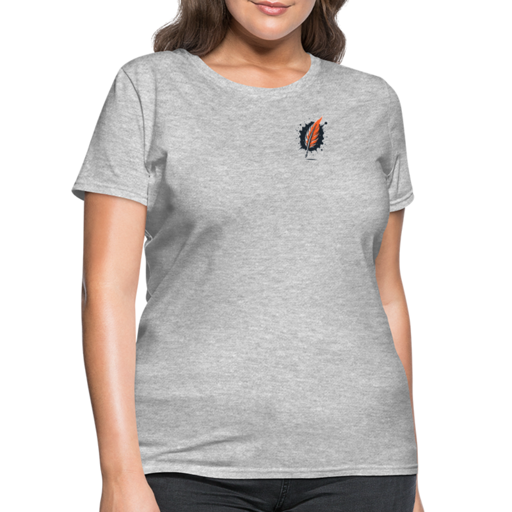 Women's River Meadow Graphic T-Shirt with Logo - heather gray