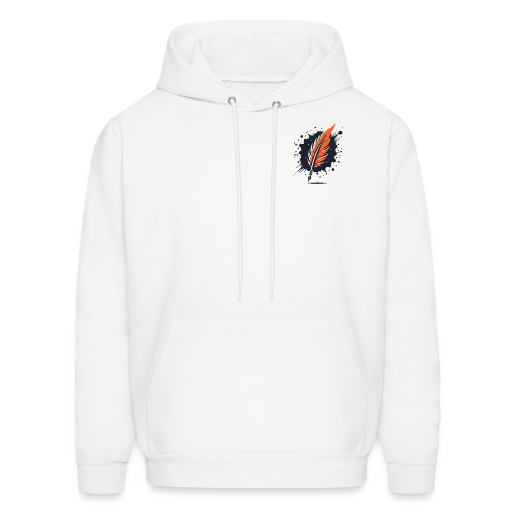 Men's Desert Oasis Graphic Hoodie with Logo - white