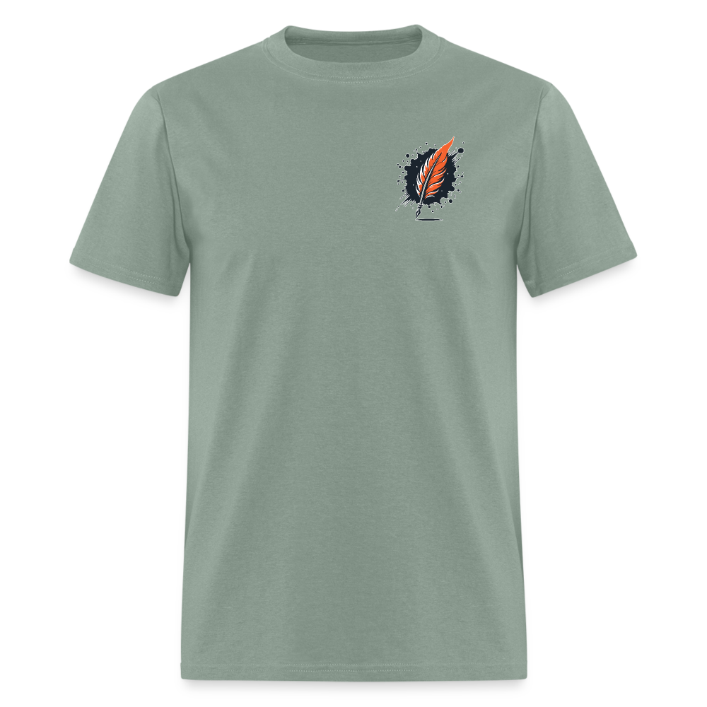 Autumn Leaves: Unisex Classic T-Shirt - sage