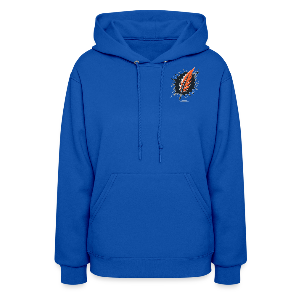 Women's Wheat Field Graphic Hoodie with Logo - royal blue