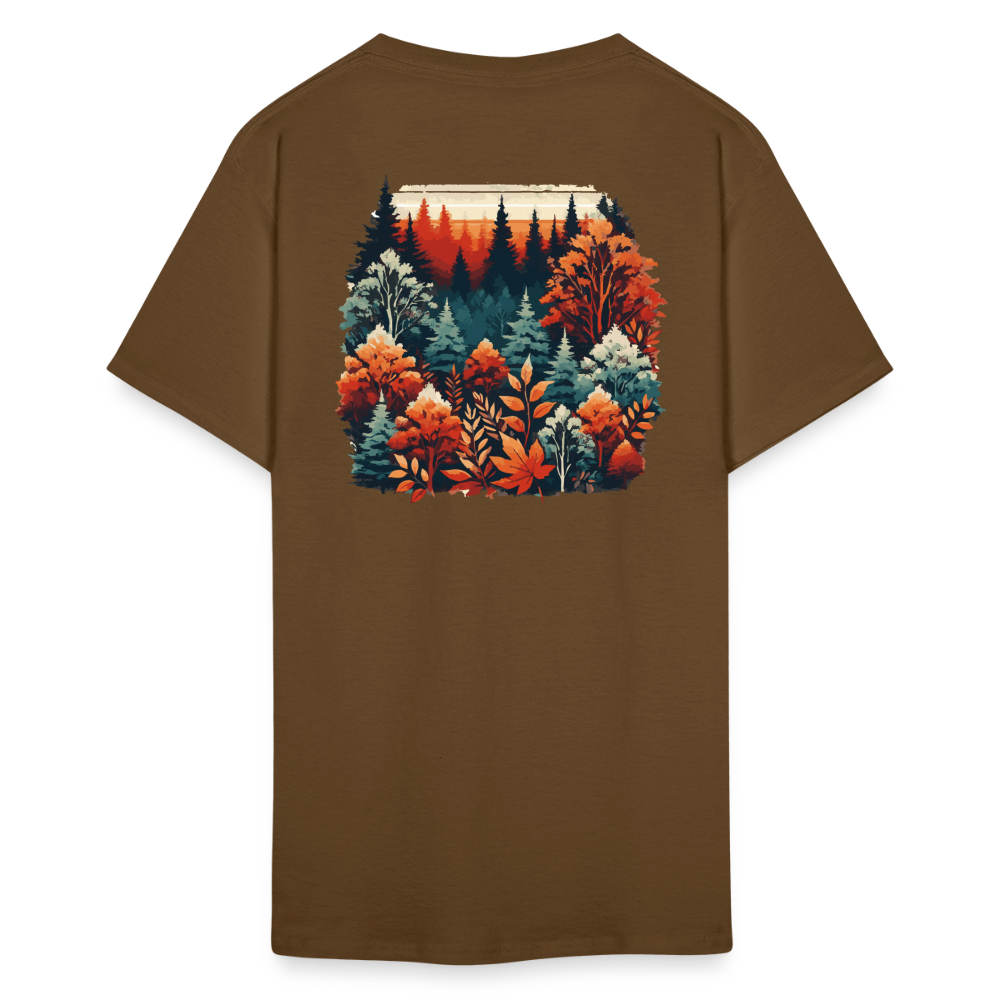 Autumn Leaves: Unisex Classic T-Shirt - brown