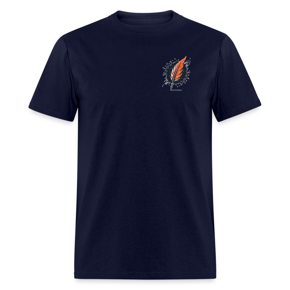 Autumn Leaves: Unisex Classic T-Shirt - navy