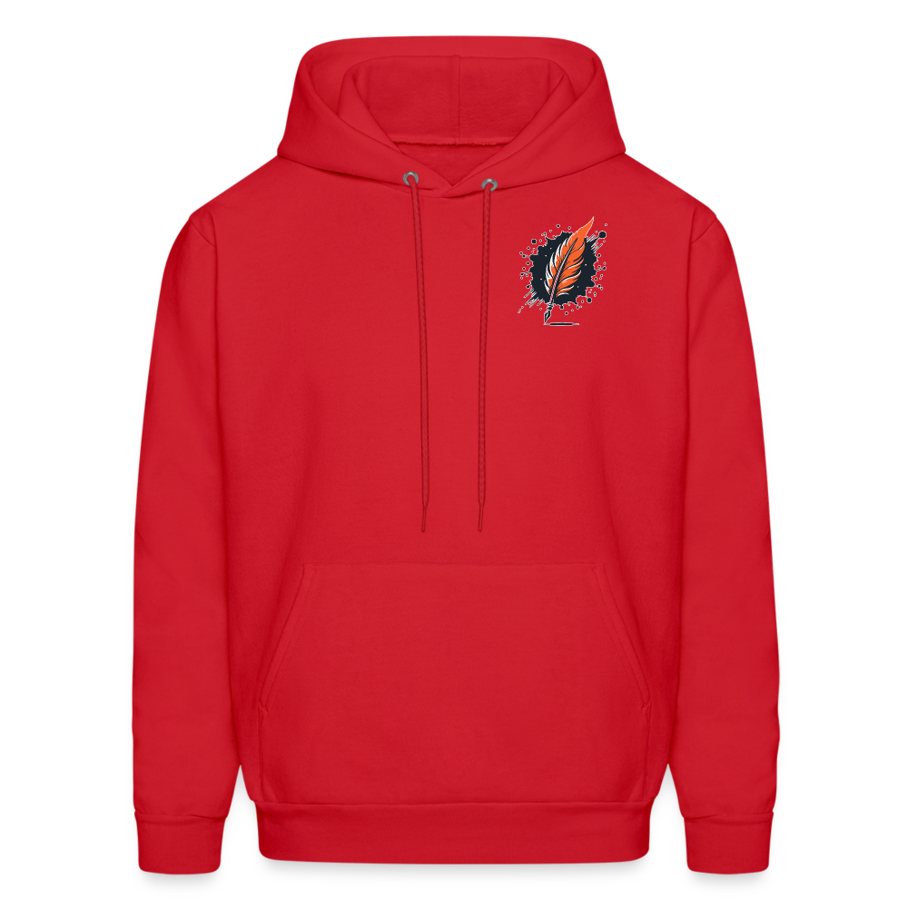 Men's Official Ink and Ember  Yin and Yang Hoodie with Logo - red