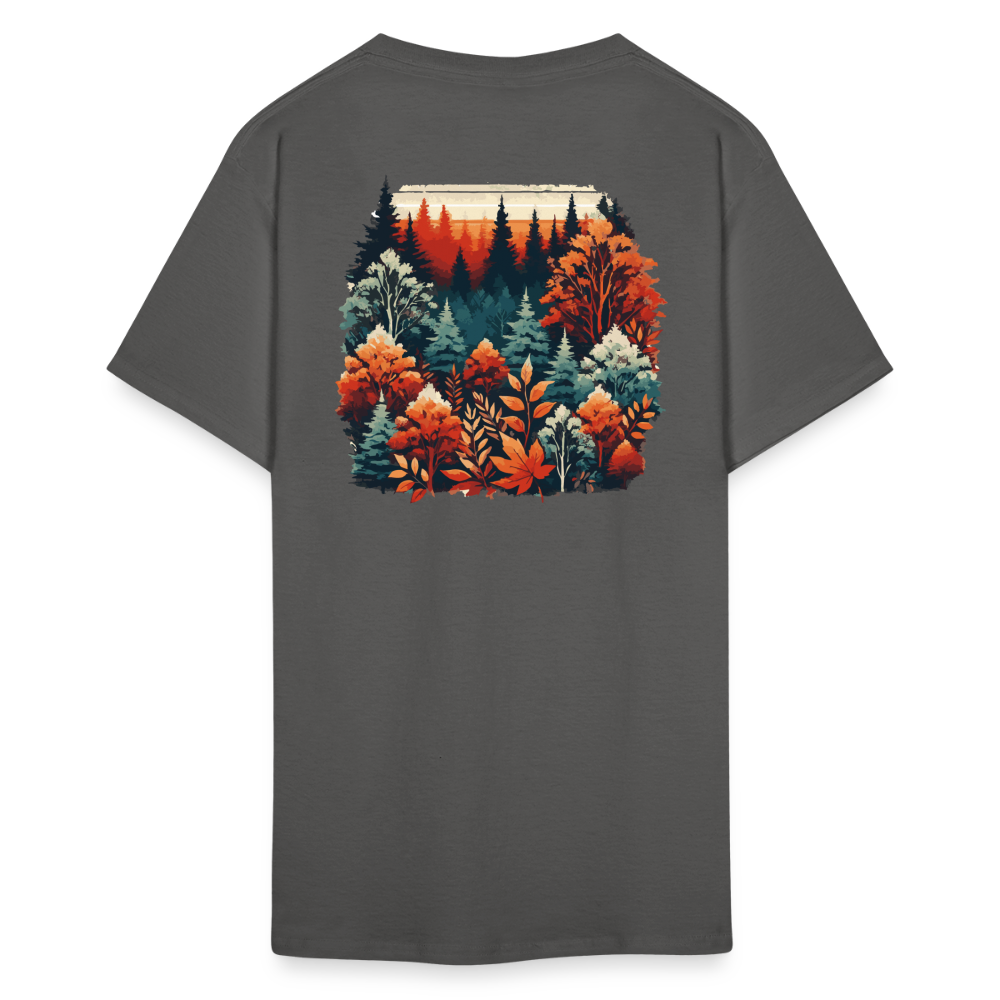 Autumn Leaves: Unisex Classic T-Shirt - charcoal