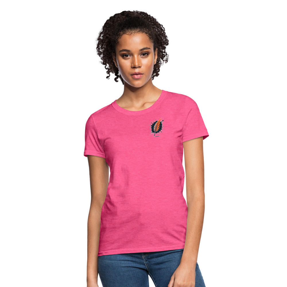 Women's Desert Oasis T-Shirt with Logo - heather pink