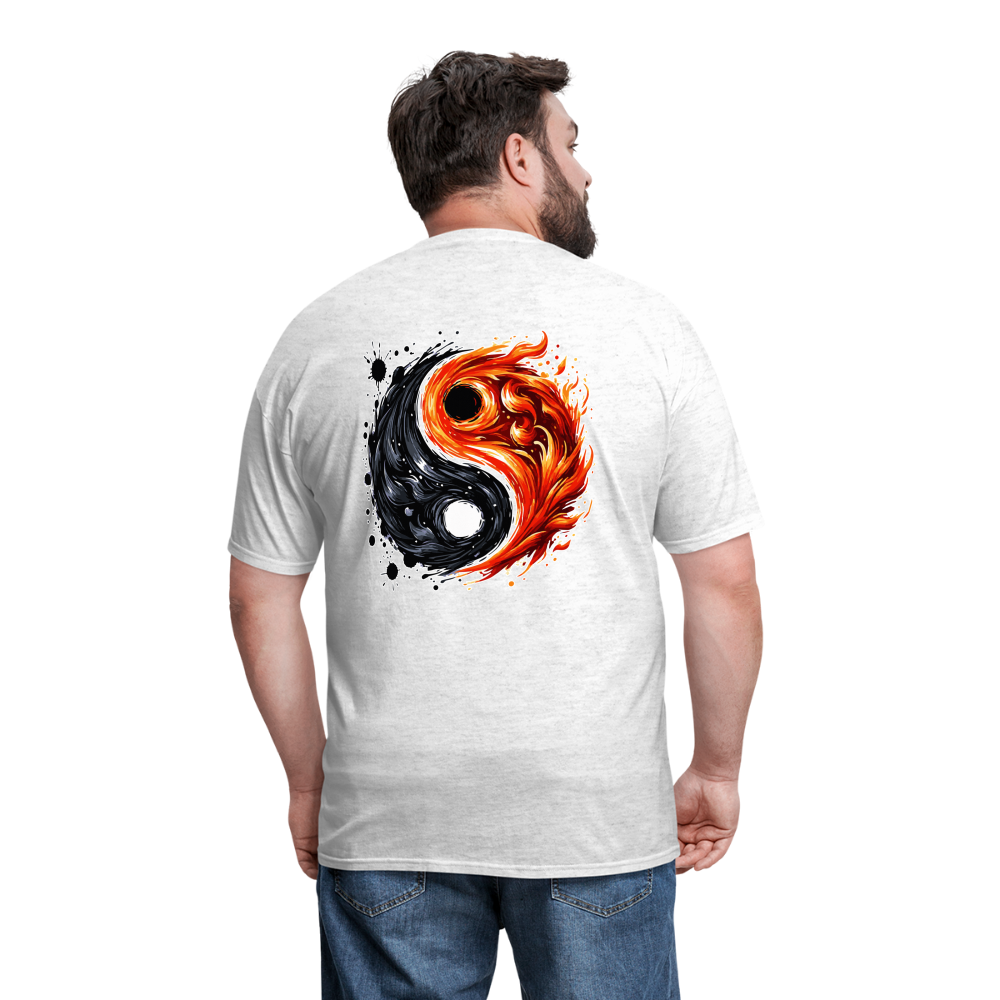 Official Yin and Yang Ink and Ember Unisex Classic T-Shirt with Logo - light heather gray