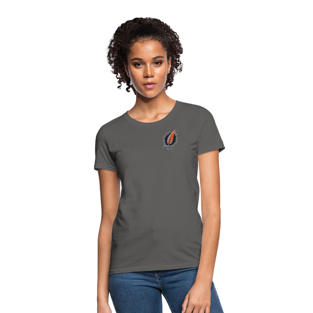 Women's Australian Shepherd Prairie T-Shirt with Logo - charcoal