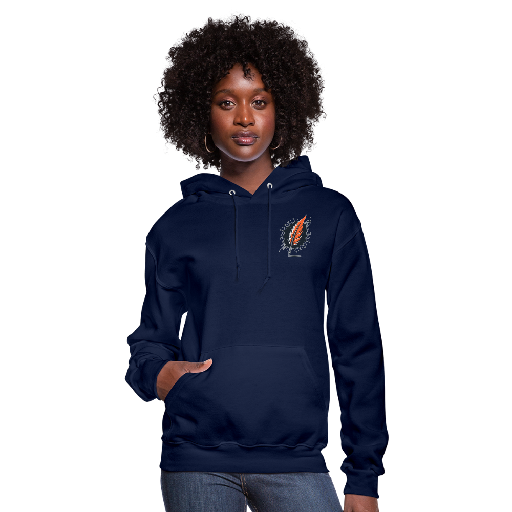 Women's Phoenix Graphic Hoodie with Logo - navy