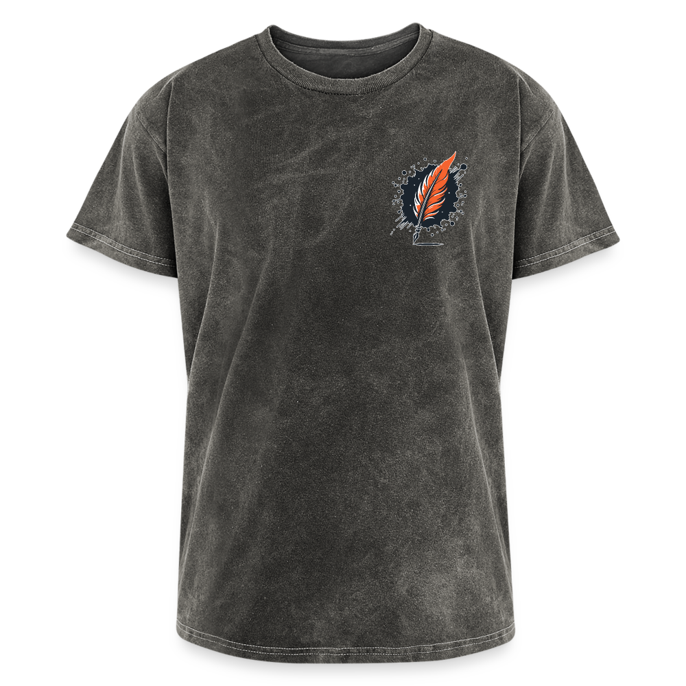 Autumn Leaves: Mineral Wash T-shirt - mineral charcoal gray