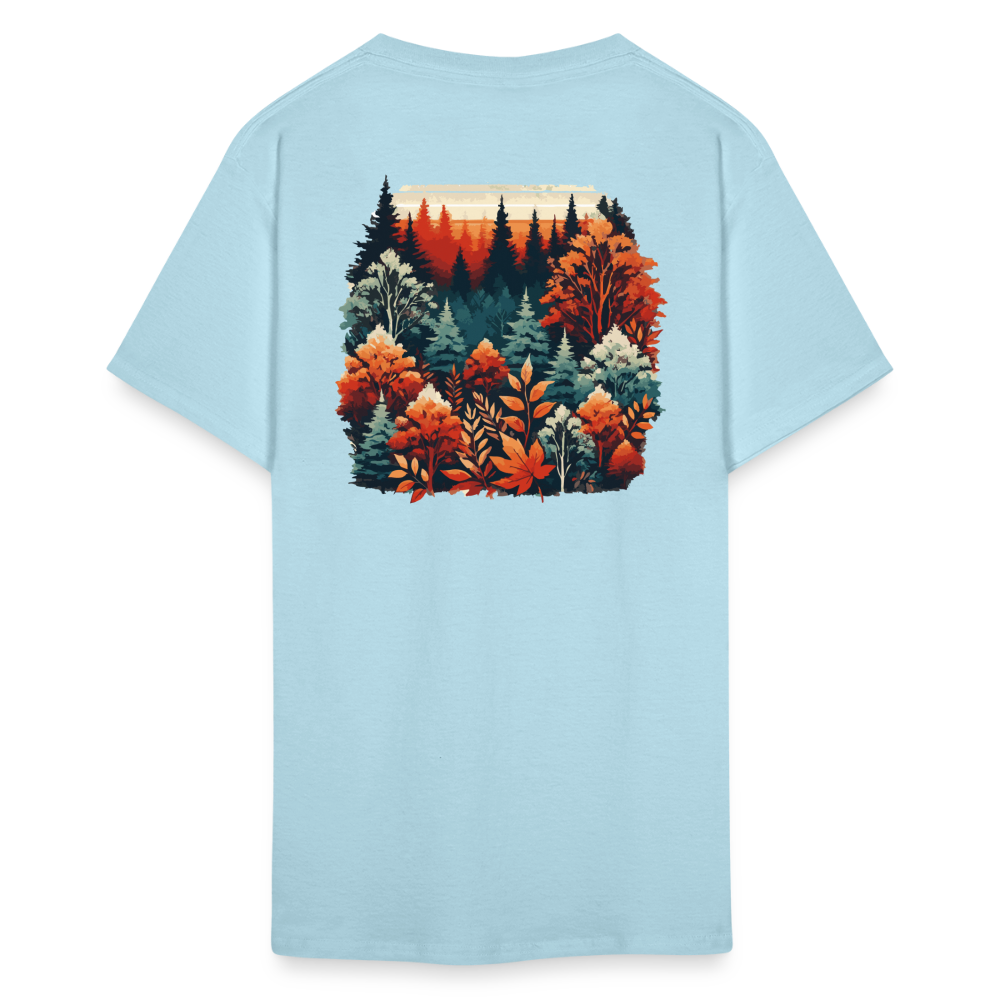 Autumn Leaves: Unisex Classic T-Shirt - powder blue