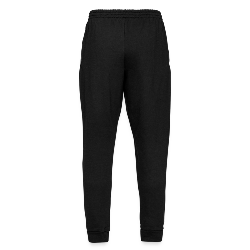 Plain Unisex Joggers with Logo - black/asphalt