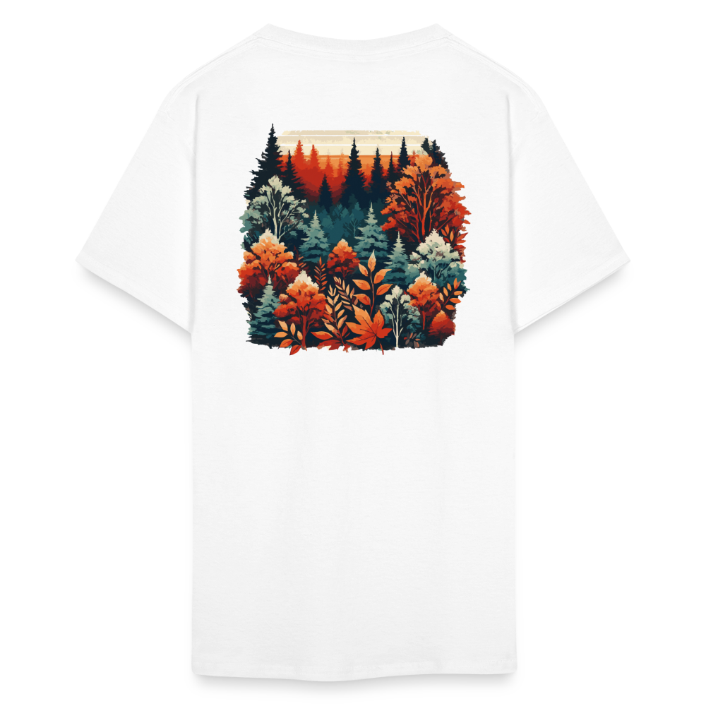 Autumn Leaves: Unisex Classic T-Shirt - white