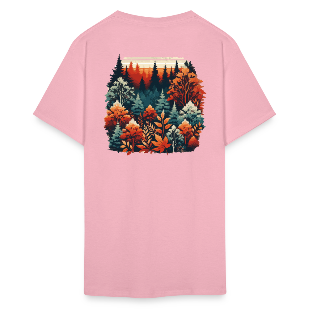 Autumn Leaves: Unisex Classic T-Shirt - pink