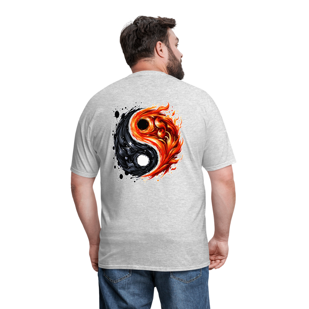 Official Yin and Yang Ink and Ember Unisex Classic T-Shirt with Logo - heather gray