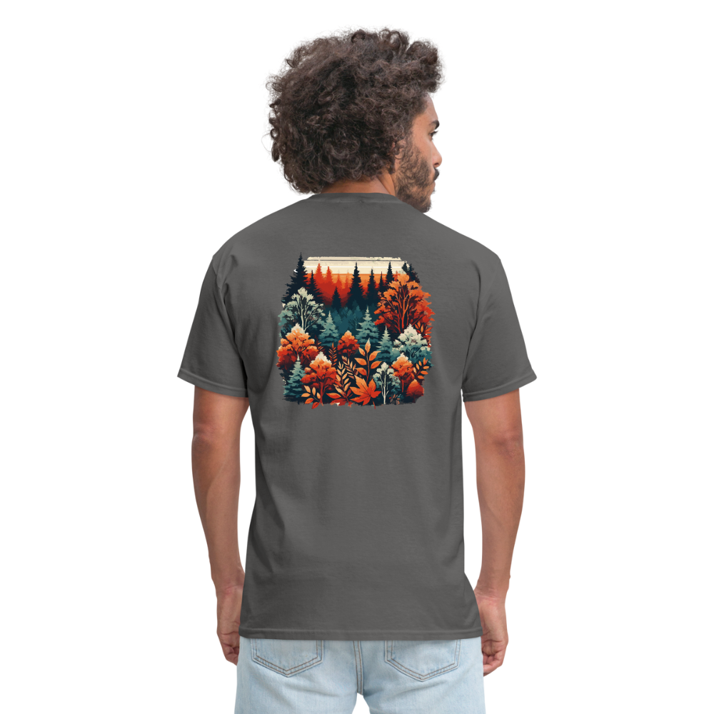 Autumn Leaves: Unisex Classic T-Shirt - charcoal