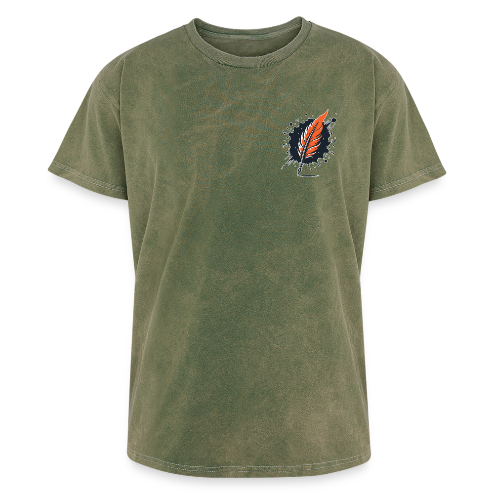 Autumn Leaves: Mineral Wash T-shirt - mineral green