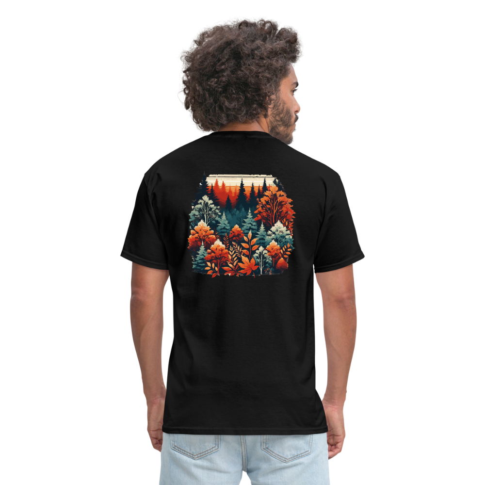 Autumn Leaves: Unisex Classic T-Shirt - black