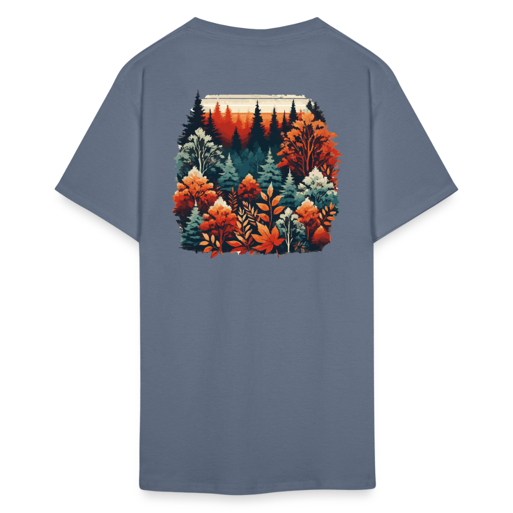 Autumn Leaves: Unisex Classic T-Shirt - denim