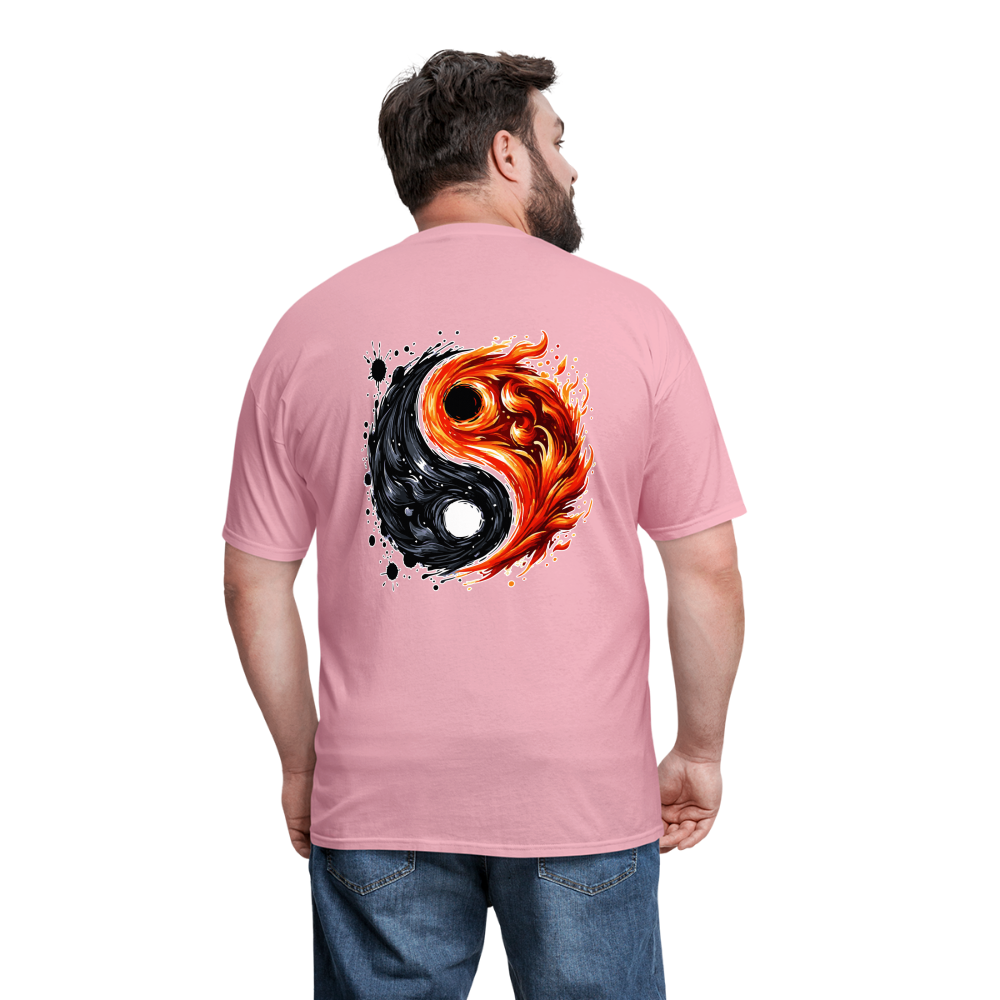 Official Yin and Yang Ink and Ember Unisex Classic T-Shirt with Logo - pink