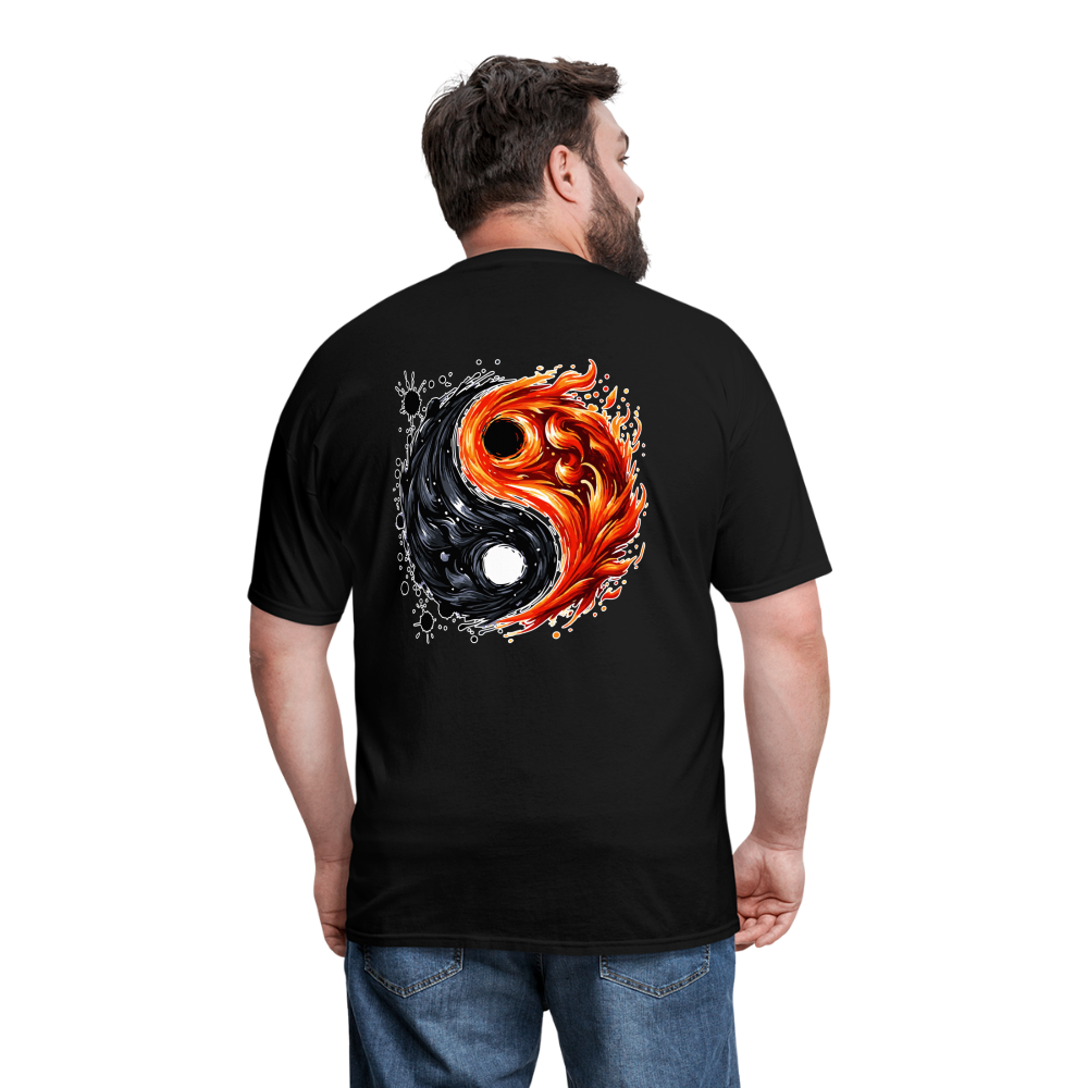 Official Yin and Yang Ink and Ember Unisex Classic T-Shirt with Logo - black