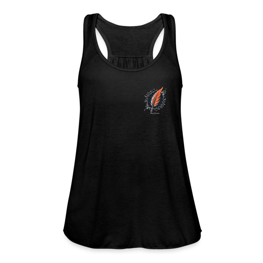 Autumn Leaves: Women's Flowy Tank - black