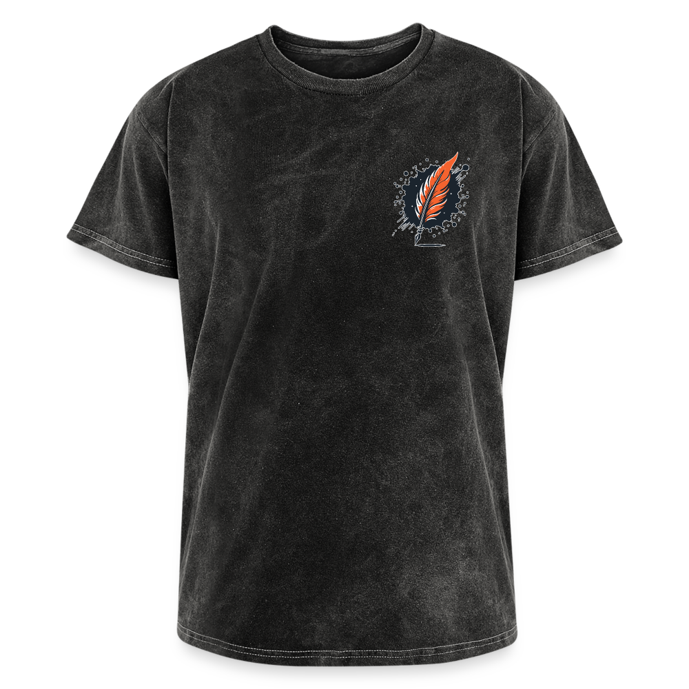 Autumn Leaves: Mineral Wash T-shirt - mineral black