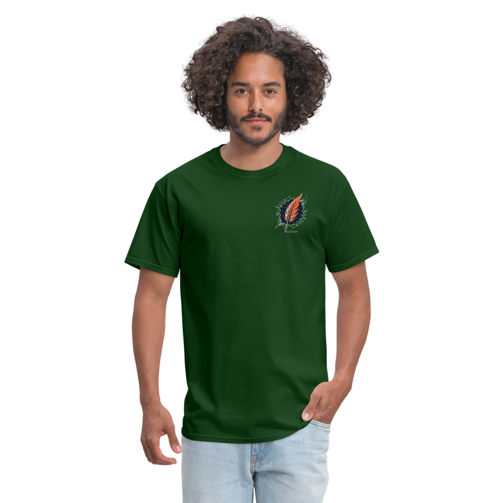 Autumn Leaves: Unisex Classic T-Shirt - forest green