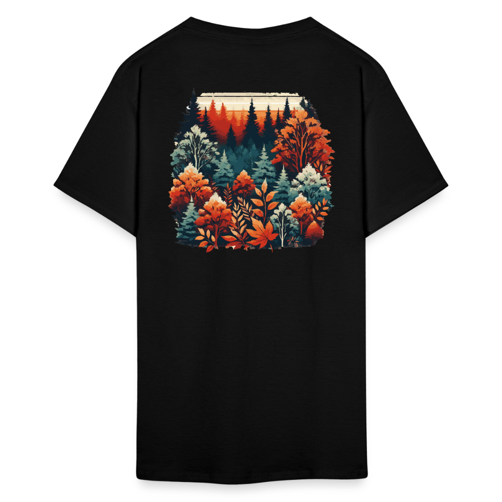 Autumn Leaves: Unisex Classic T-Shirt - black