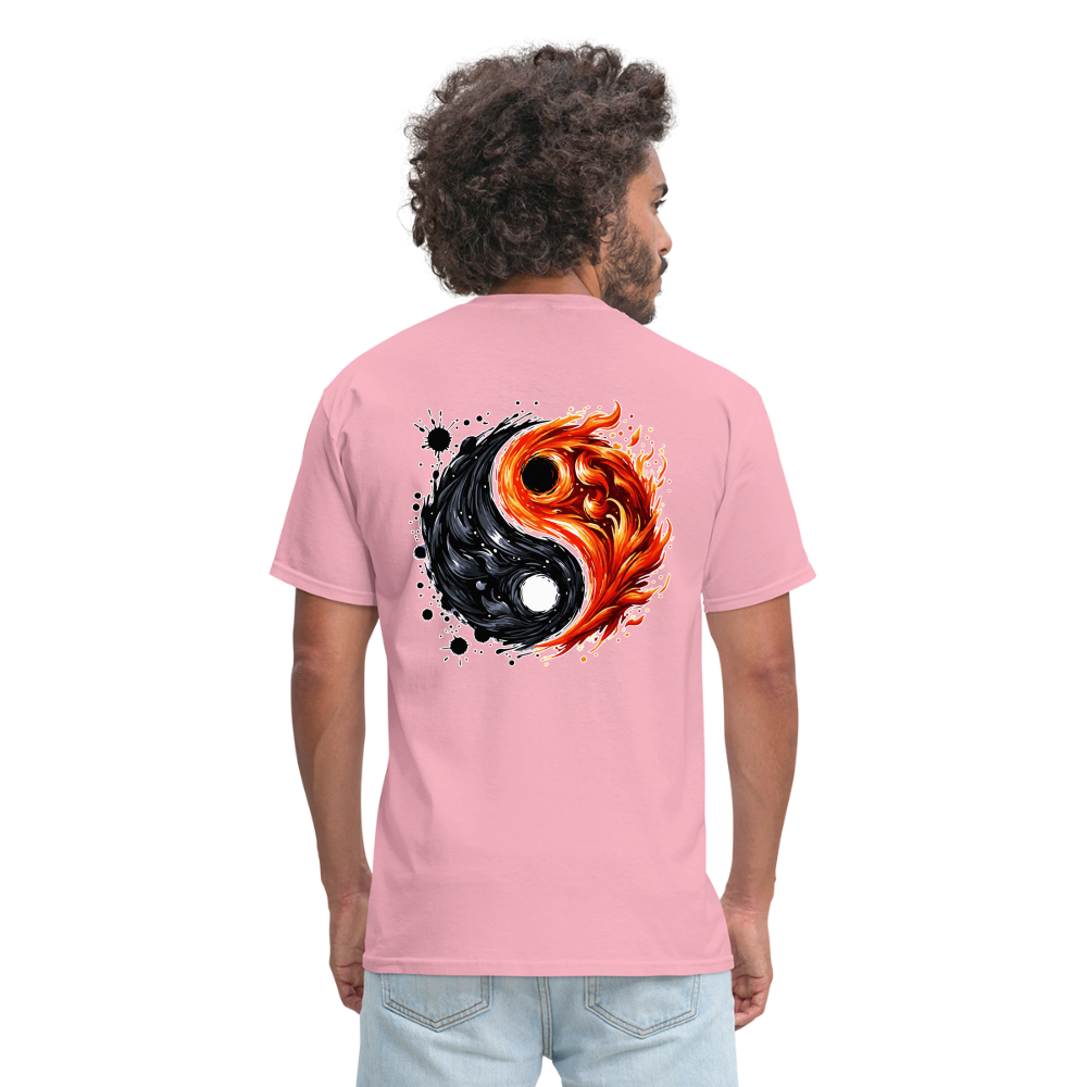 Official Yin and Yang Ink and Ember Unisex Classic T-Shirt with Logo - pink