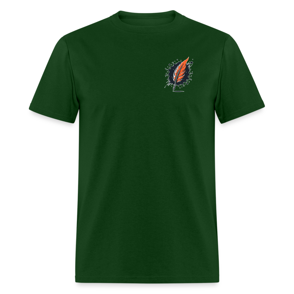 Autumn Leaves: Unisex Classic T-Shirt - forest green